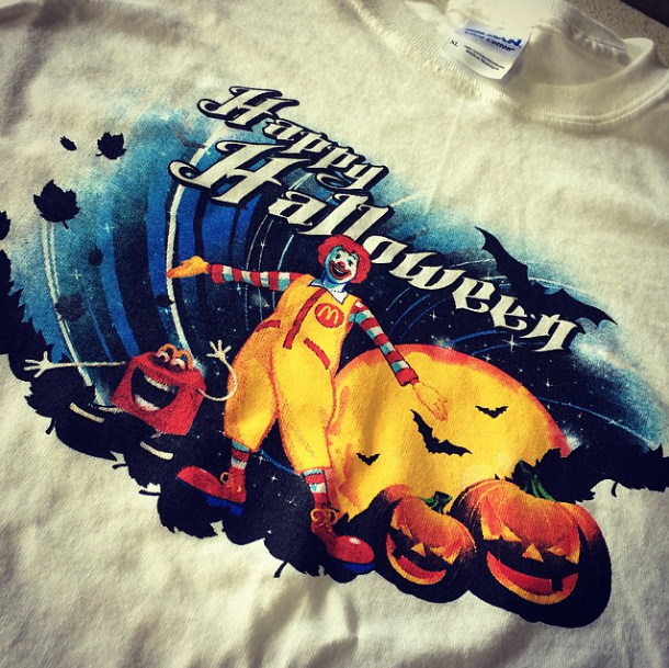 Screen Printing | McDonalds 2014 Halloween Shirt | Hanover, PA