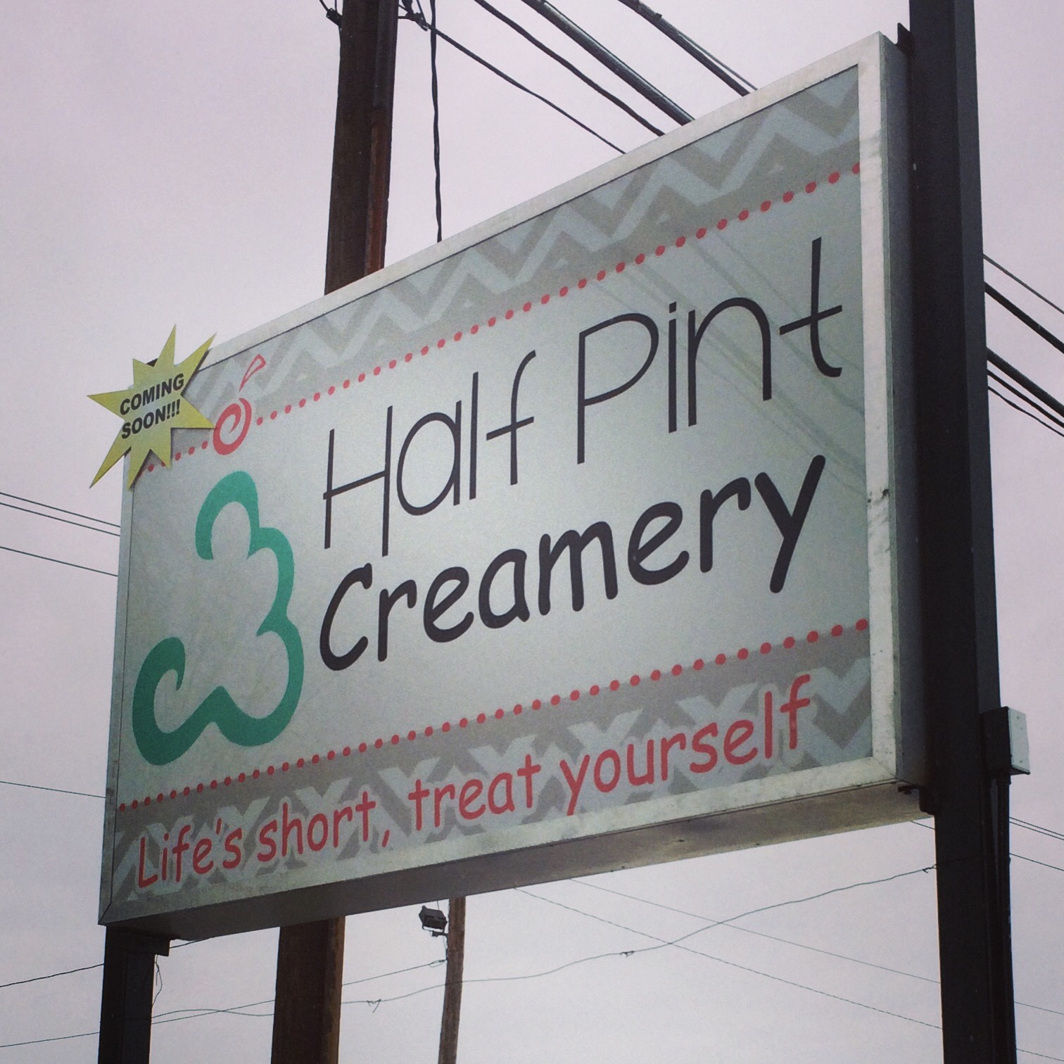 Signs | Half Pint Creamery Sign | Gettysburg, PA