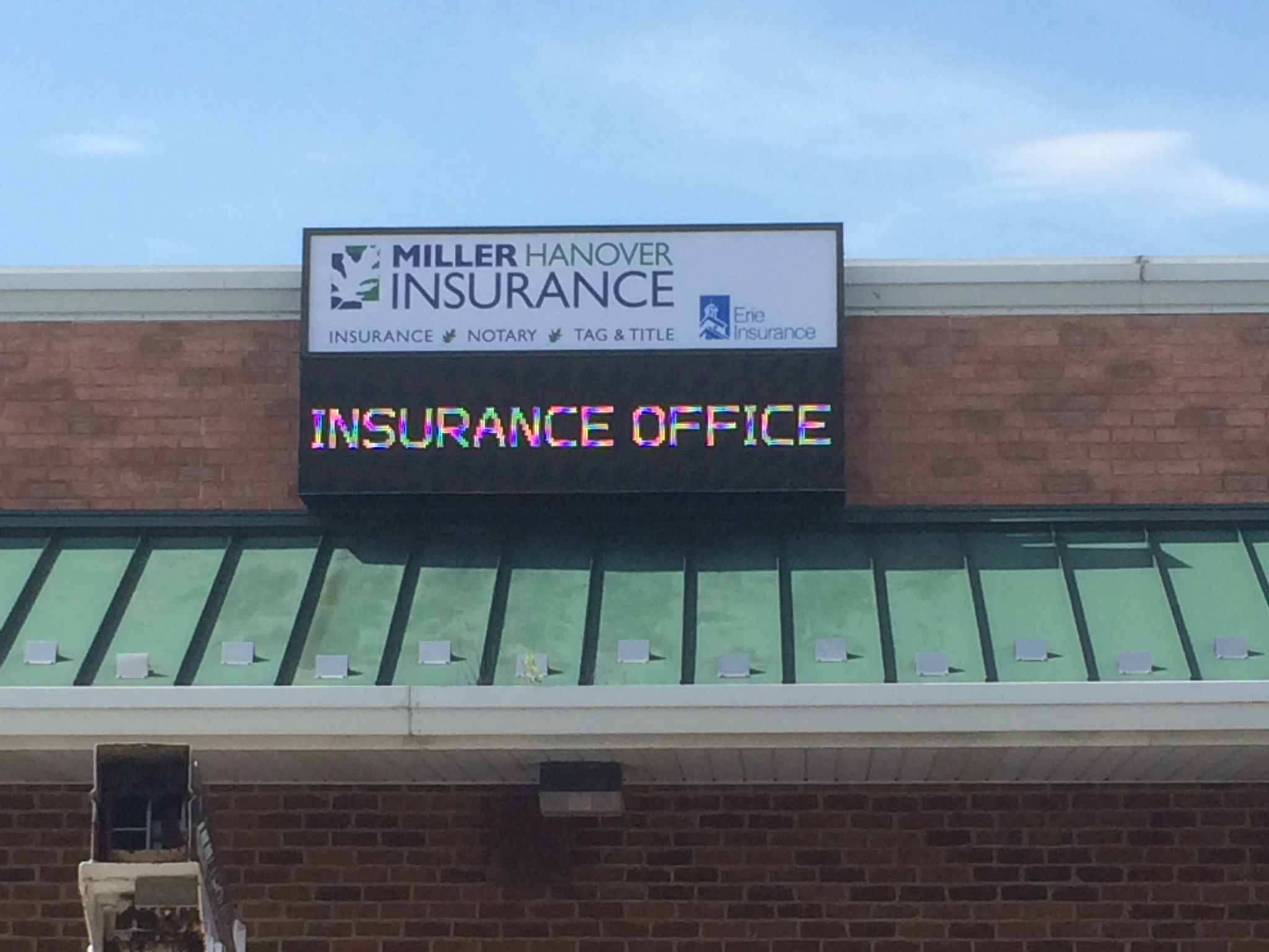 Signs | Miller Insurance Sign | New Oxford, PA