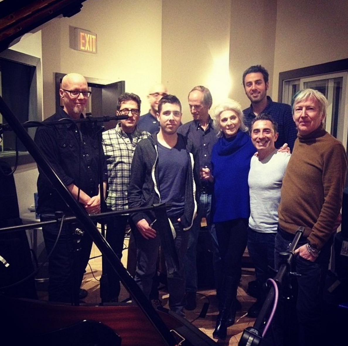 Judy Collins, Ari Hest, the band, and Keith Rigling