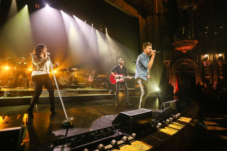 Lady Antebellum performing at United Palace Theater for "Live From The Artists Den"