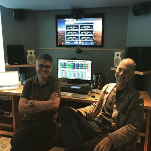 Nathaniel Reichman and John Luther Adams in The Blue Room.
