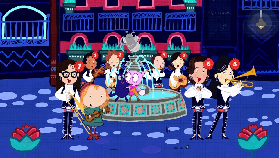 Peg + Cat featuring Marichi Flor de Toloache.