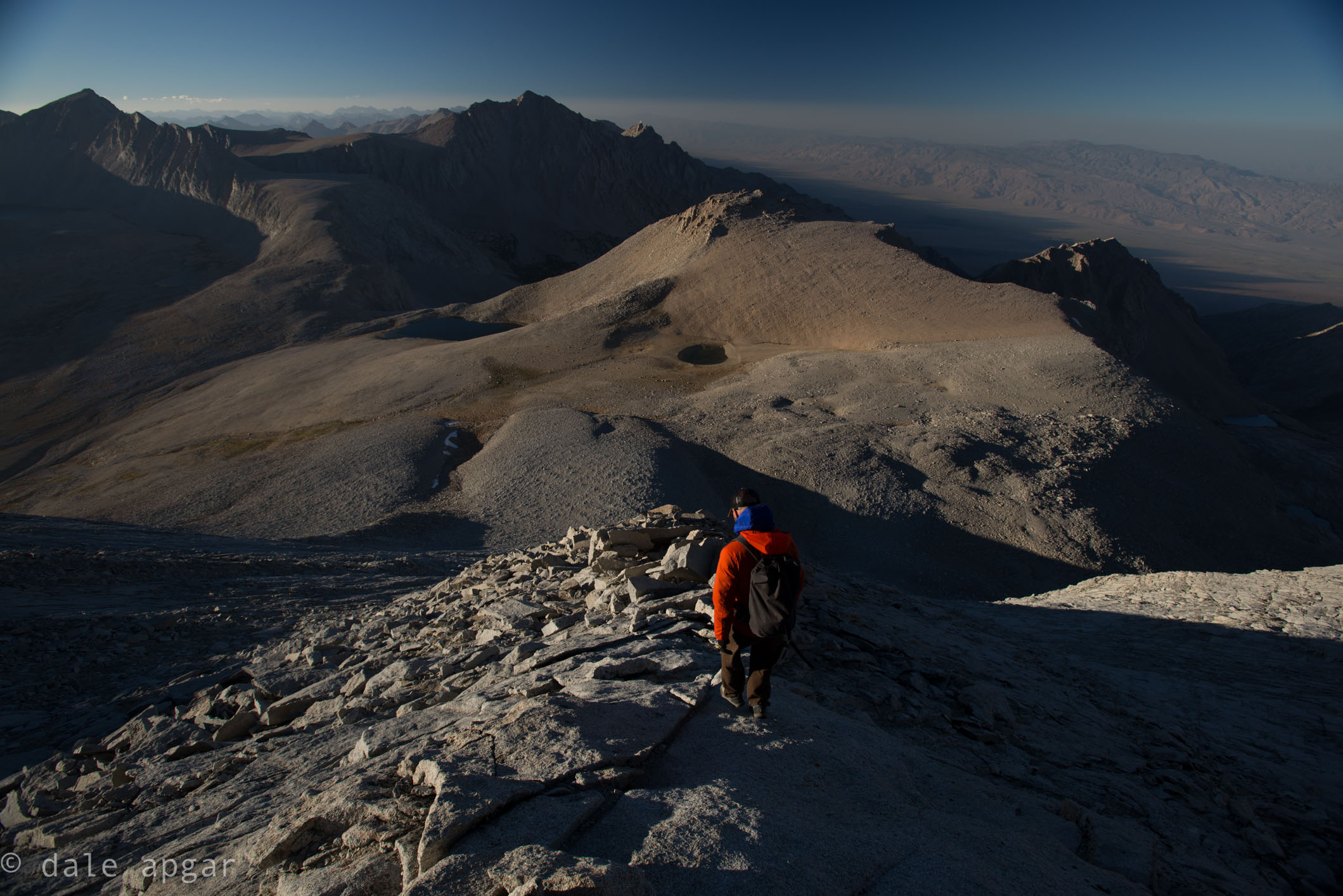 Golden hour on Tyndall's North Rib was very memorable, made all the better with superb company