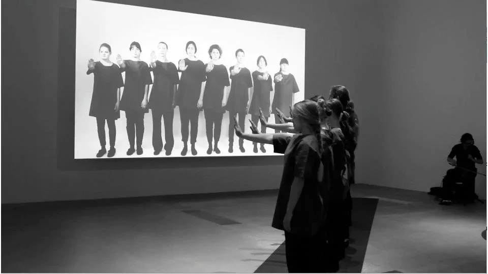There is no there performance at Gallery of Modern Art Brisbane for The 8 th Asia Pacific Triennial of Contemporary Art, 2016.