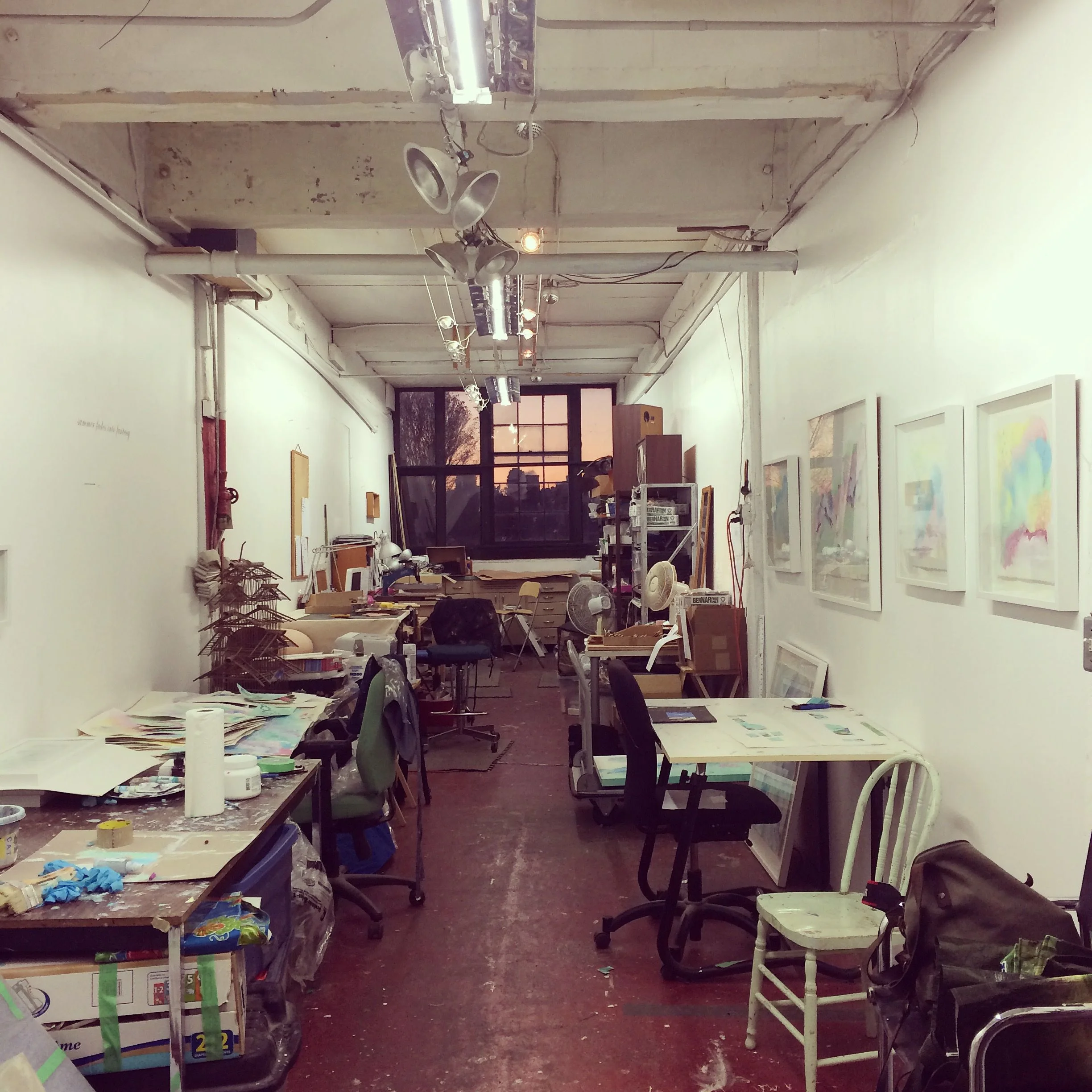 1000 Parker street studio at sunset