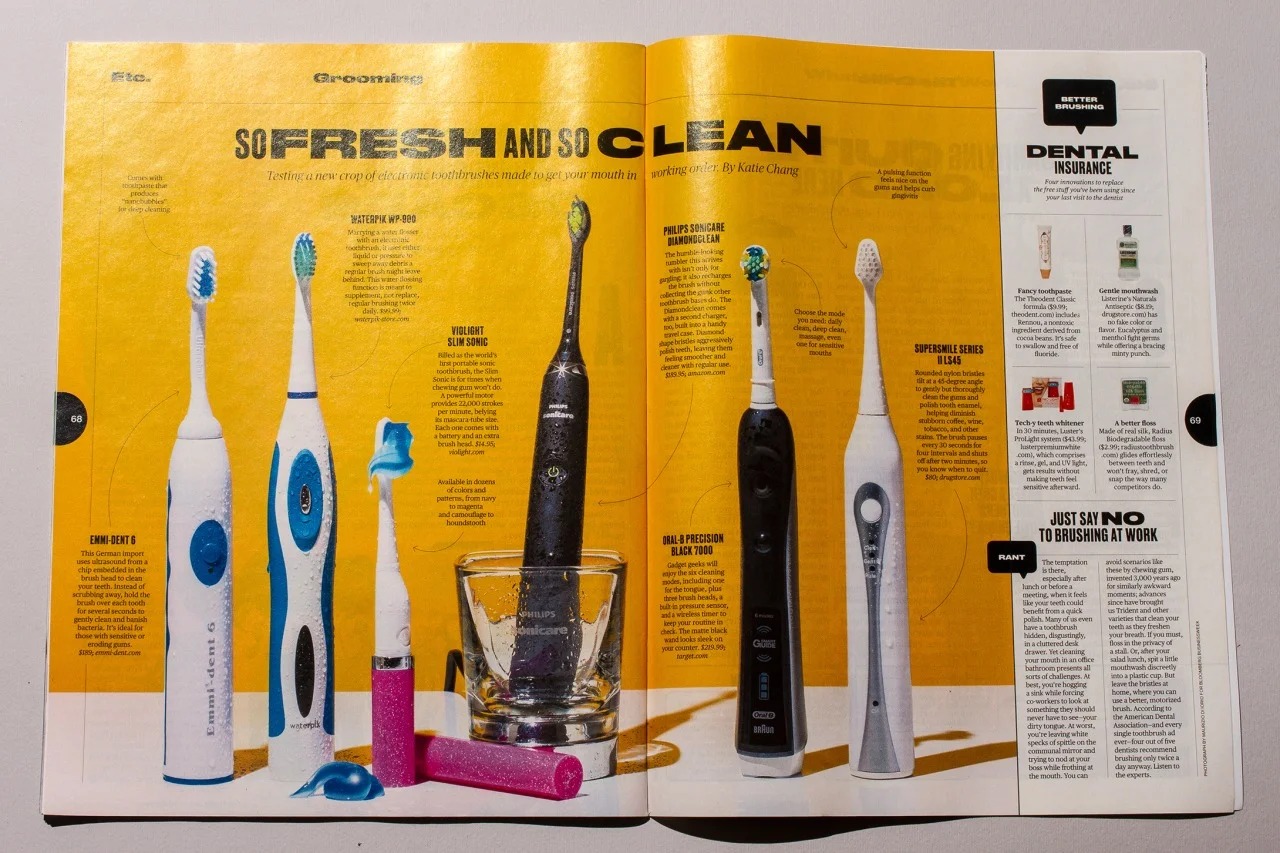 TOOTHBRUSHES FOR BLOOMBERG BUSINESSWEEK