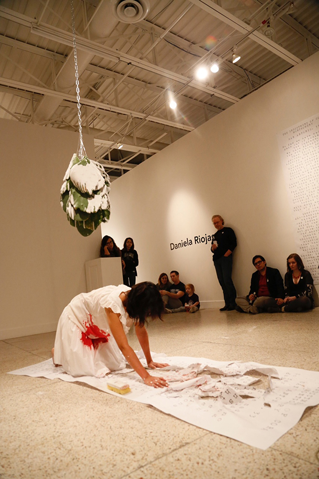 The Indictment of Cora Montgomery. 2014. Performance. Museo Guadalupe