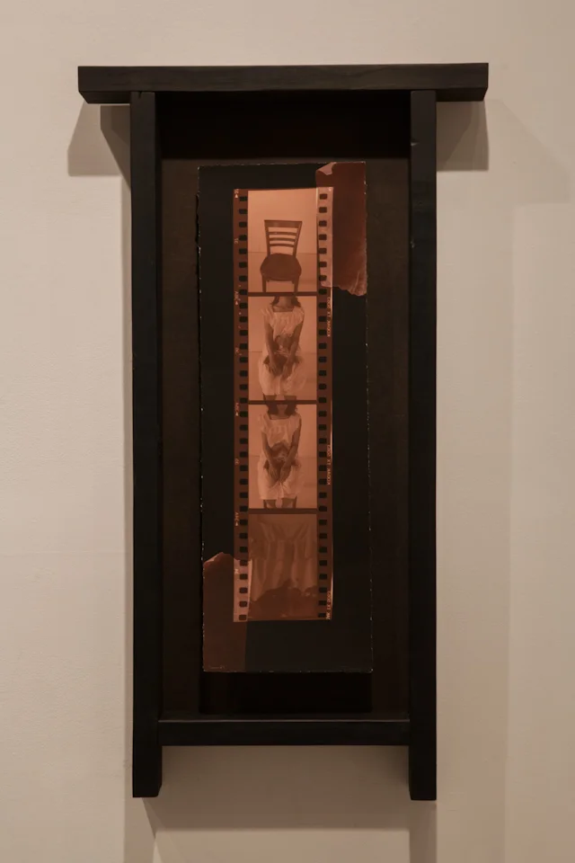 The Indictment of Cora Montgomery. 2015. Exhibit and installation. 35mm photos printed on GSM330 paper. Guadalupe Cultural Arts Center