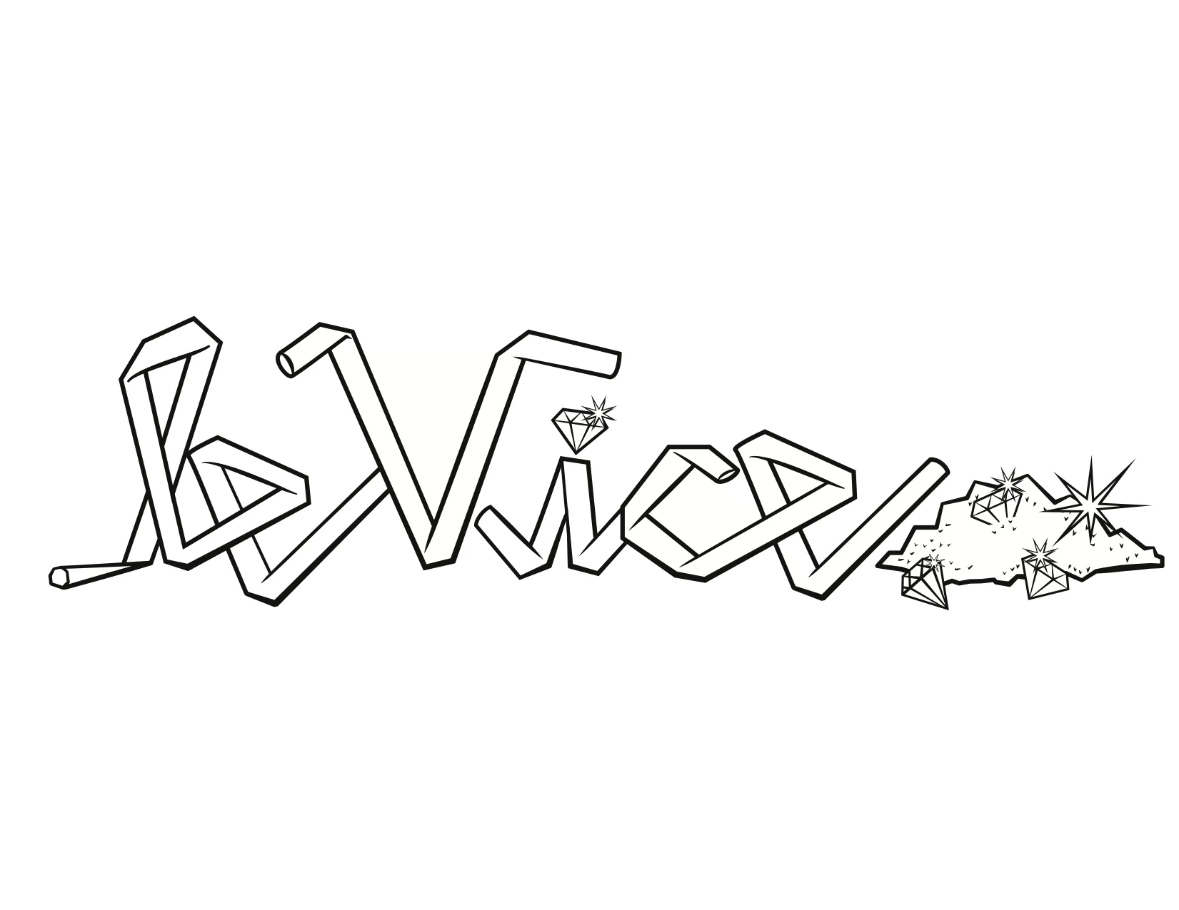 levice diamond dust blacknwhite.jpg