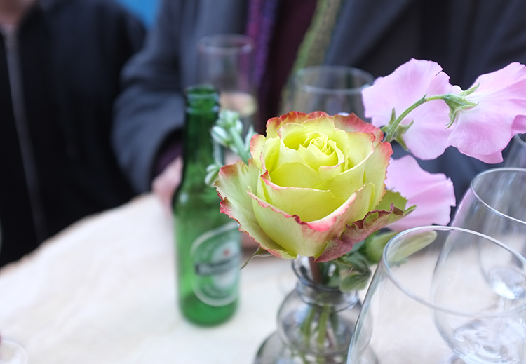 A.P Bloem Florist Flowers Amsterdam Kerkstraat Bloemist Bloemenwinkel new location Spiegelquartier drinks celebration