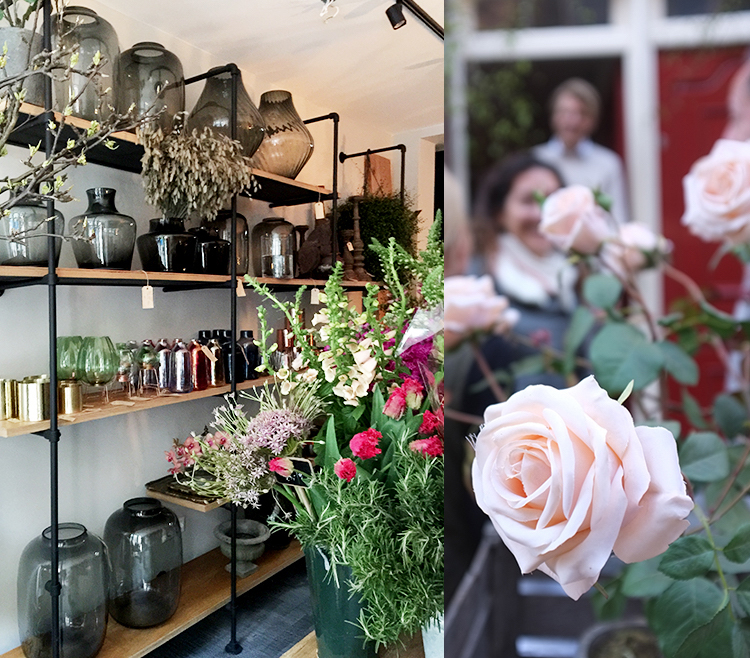A.P Bloem Bloemist Bloemen Amsterdam Kerkstraat Bloemist Bloemenwinkel Opening nieuwe winkel woonwaren vaas