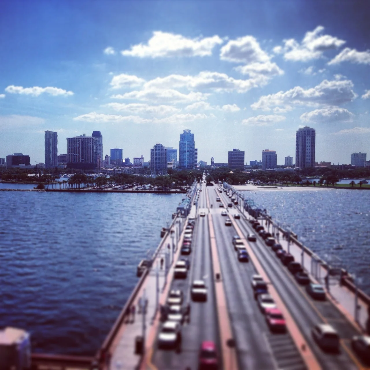 St. Petersburg from the pier. May it rest in peace.