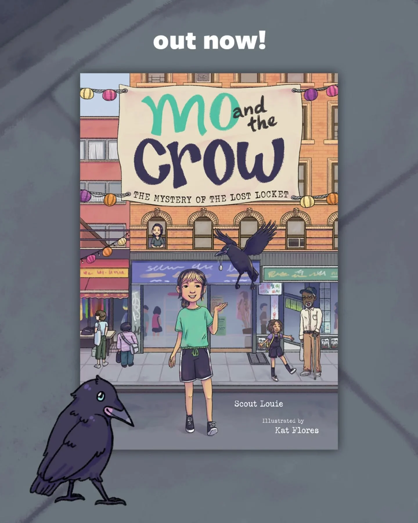 Mo and the Crow The Mystery of the Lost Locket written by Scout Louie is out! It was so fun to draw illustrations throughout the story, adding in memories I had of NYC when I was Mo's age. Thank you to editor Cindy Harris and to Scout Louie for writi