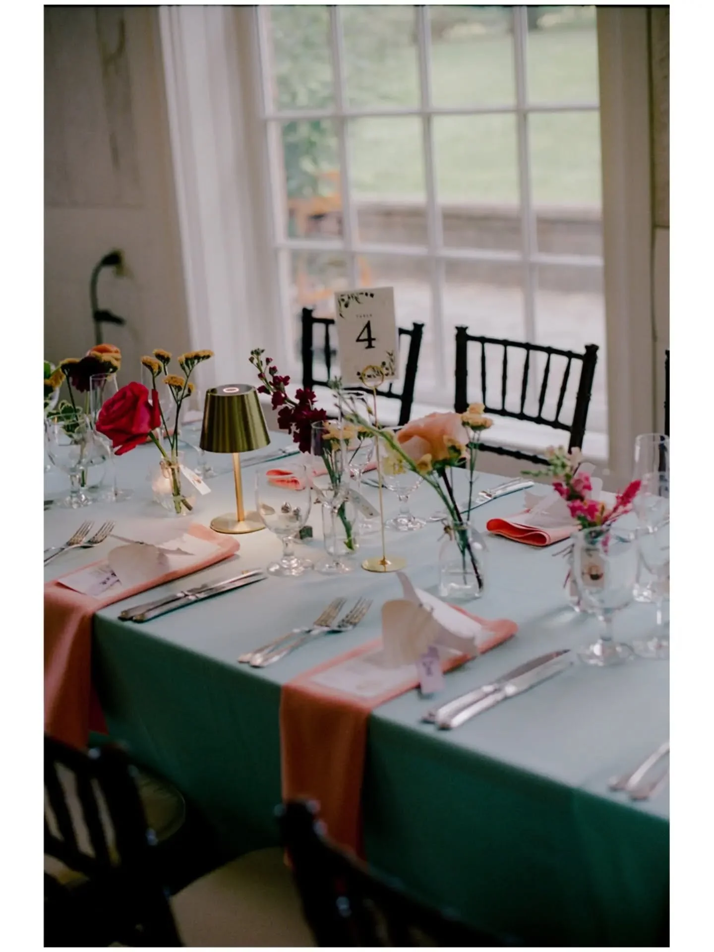 6.26.2026 A few details of my art &amp; design projects from the wedding, featuring&nbsp;table setting design, a hand embroidered banner, menu design,&nbsp;bud vase tag illustration, hand-lettered place cards, and&nbsp;ceramics. Flower arrangements a