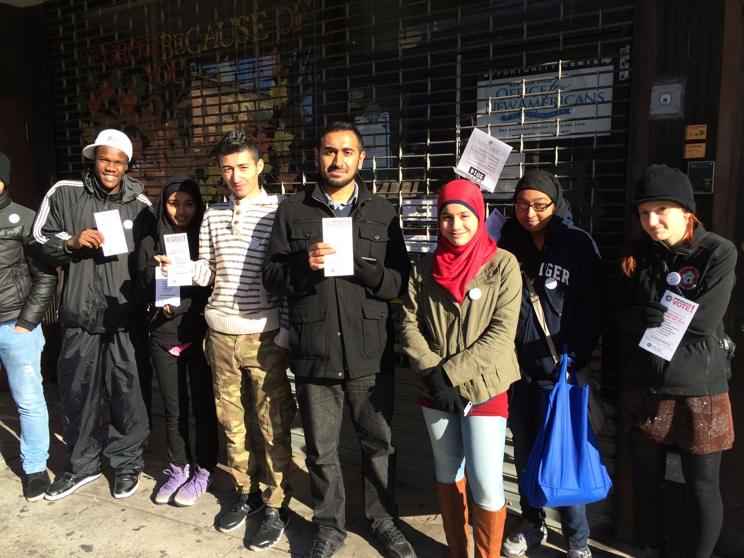 Fall 2014. Immigrant Voter Turnout with NYIC.