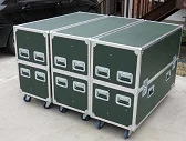 As Shown: Dual ATA video monitor cases.