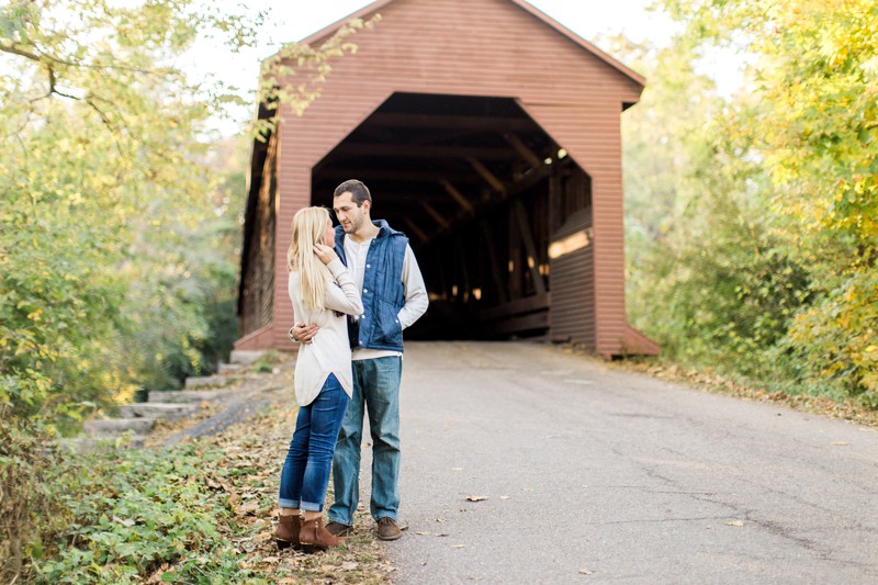 Caroline and Dan | Romantic and Fun Fall Virginia Engagement Session | Carla Jane Photography | Nashville Wedding Photographer