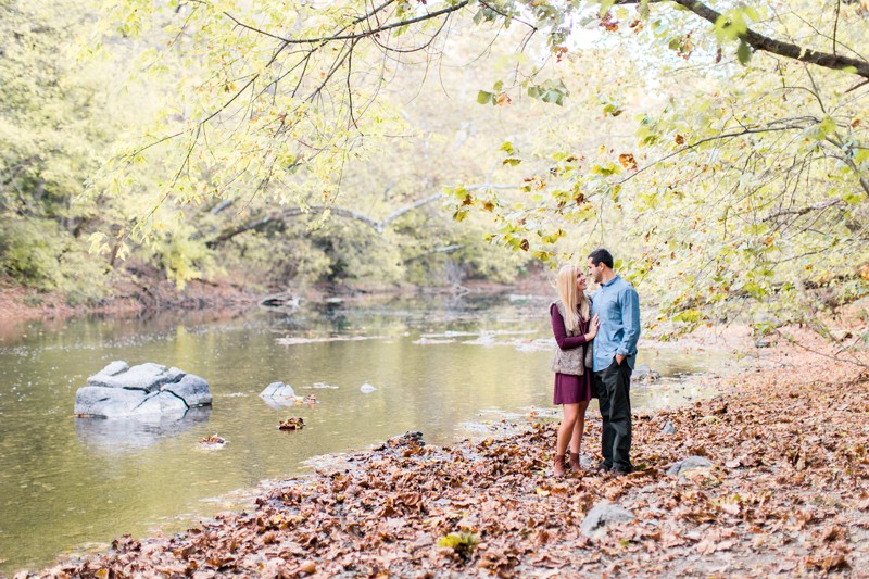 Caroline and Dan | Romantic and Fun Riverside Fall Virginia Engagement Session | Carla Jane Photography | Nashville Wedding Photographer