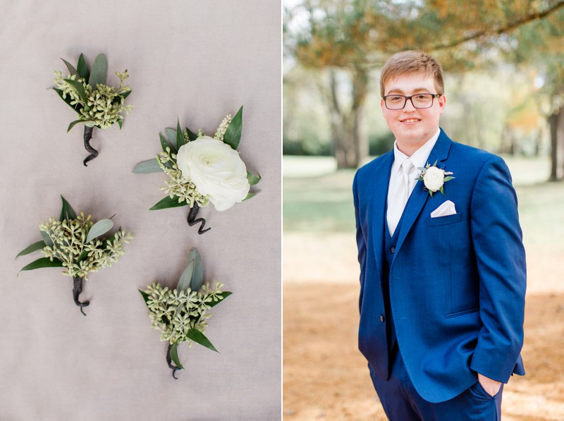 Wedding Day Boutonniere | Nashville Wedding Photographer