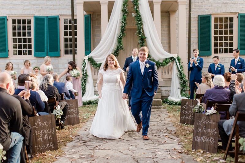 Just married bride and groom | Nashville Wedding Photographer