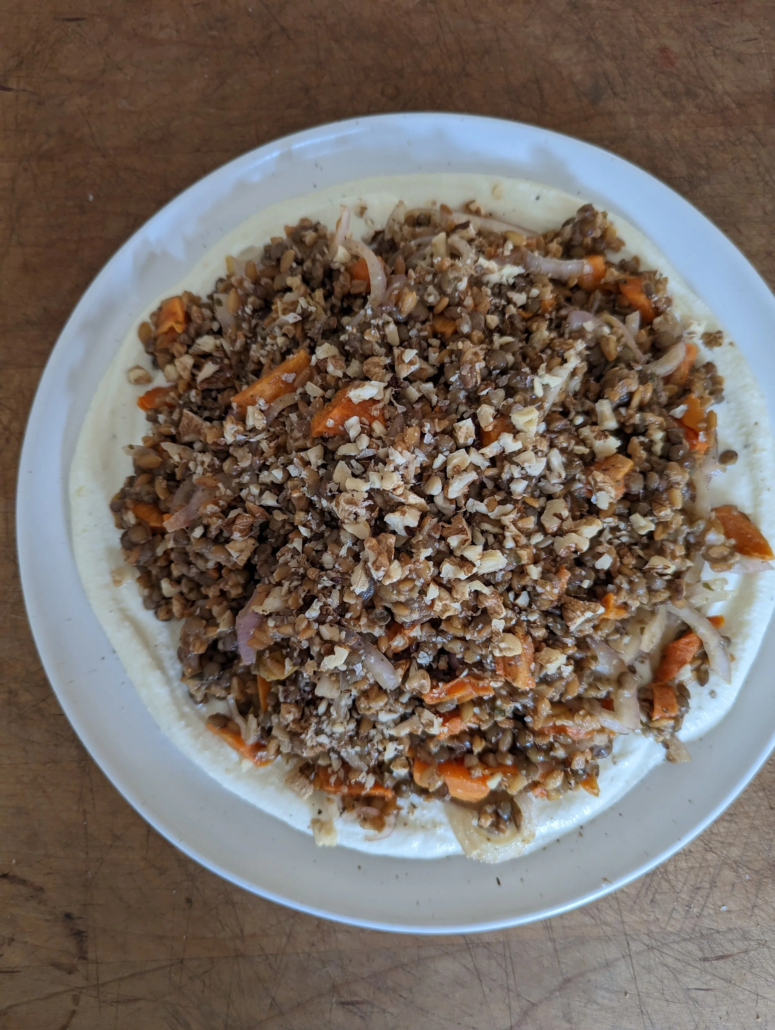 ROASTED CARROT + WHIPPED RICOTTA SALAD