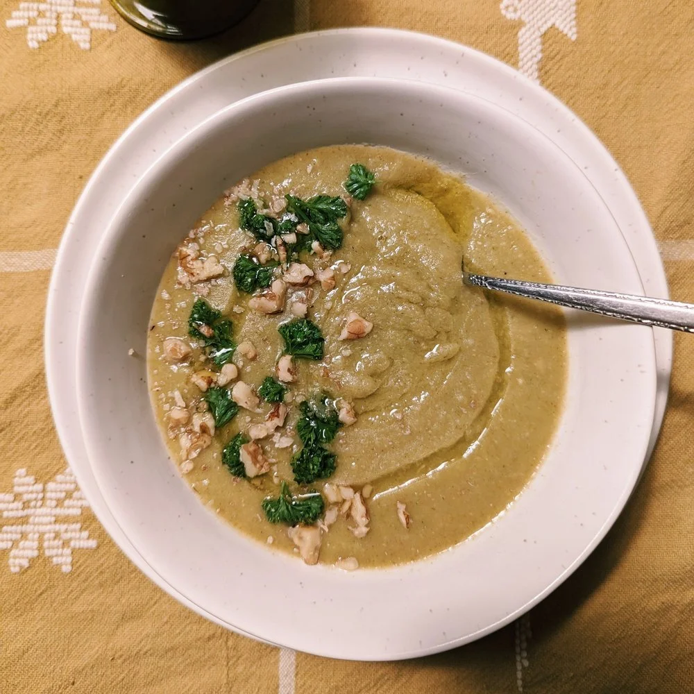 WHITE BEAN + POTATO LEEK SOUP