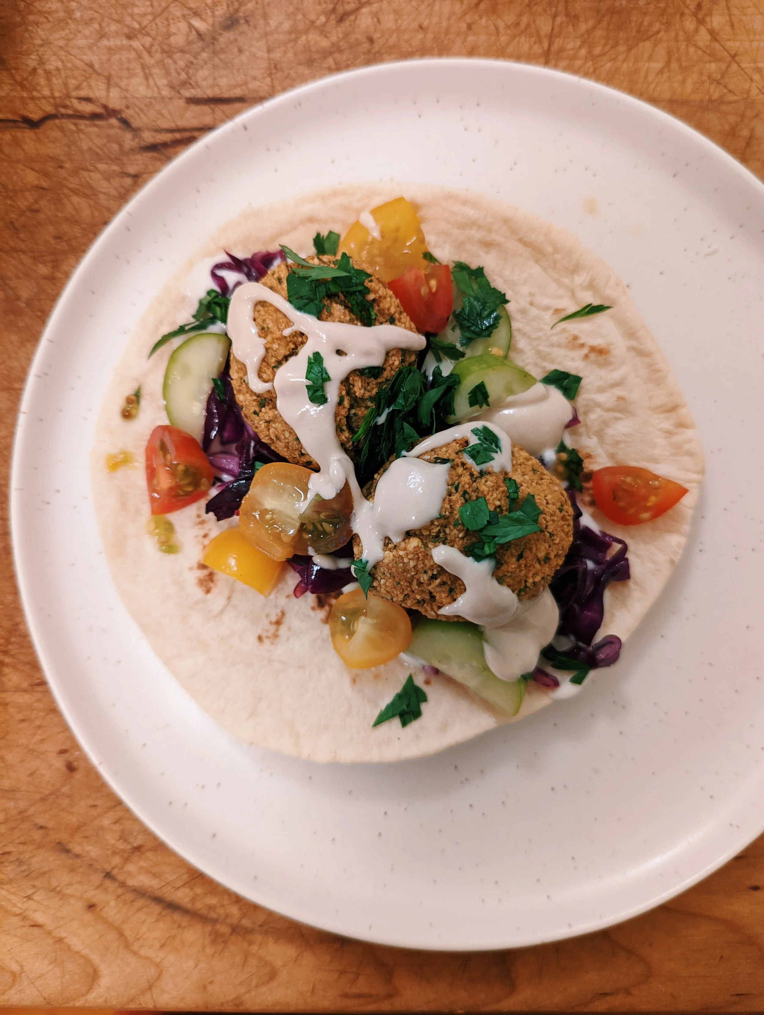 SUMMER FALAFEL WRAPS