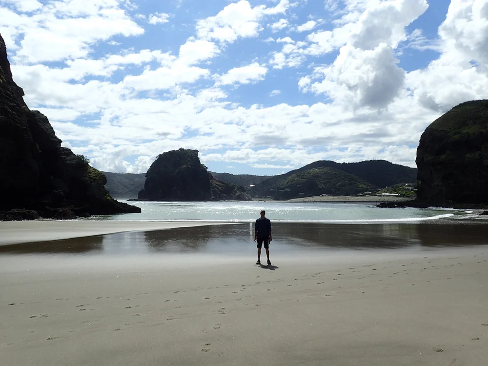 On The Beach at Piha