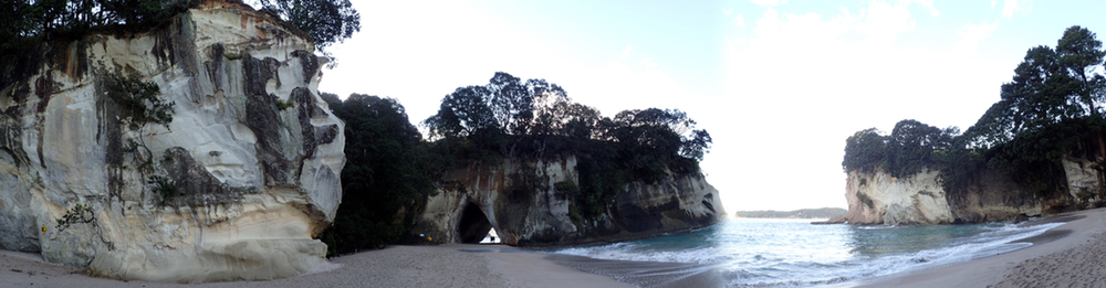 Cathedral Cove, Camera Distortion