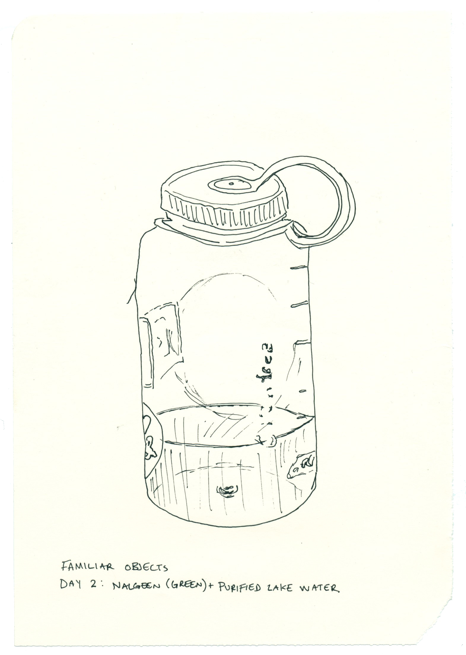 Day 2: Water Bottle and Lake Water