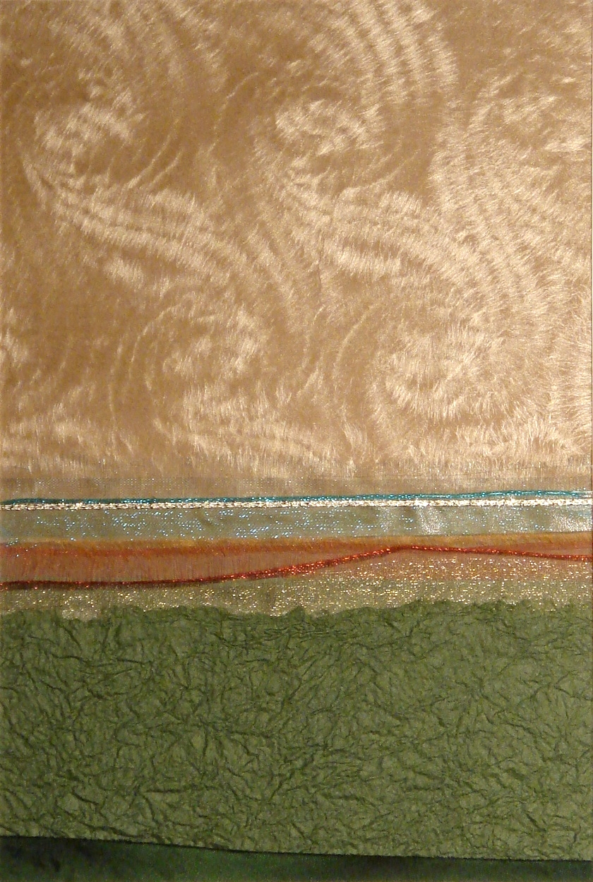    Landscapes Series      Landscape &nbsp;I     12” x 16”    Paper and Silks    2006  
