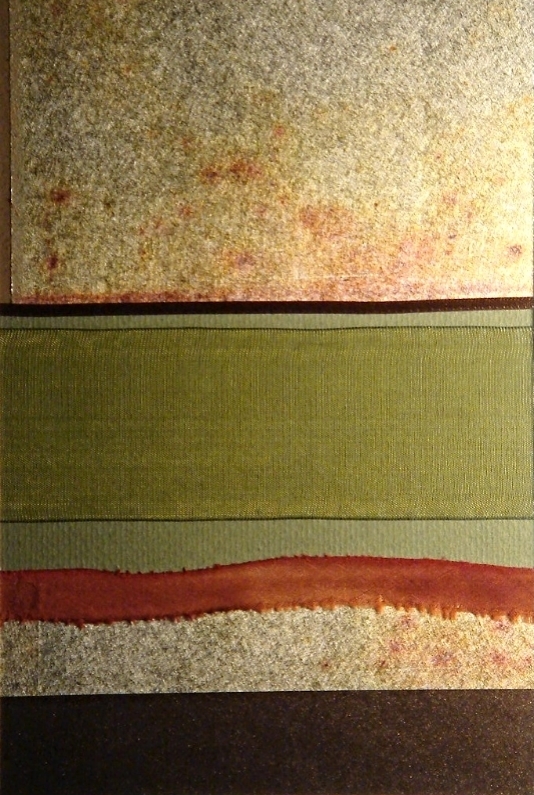   Metallic Series    12” x 16”   Paper and Silks  2006 