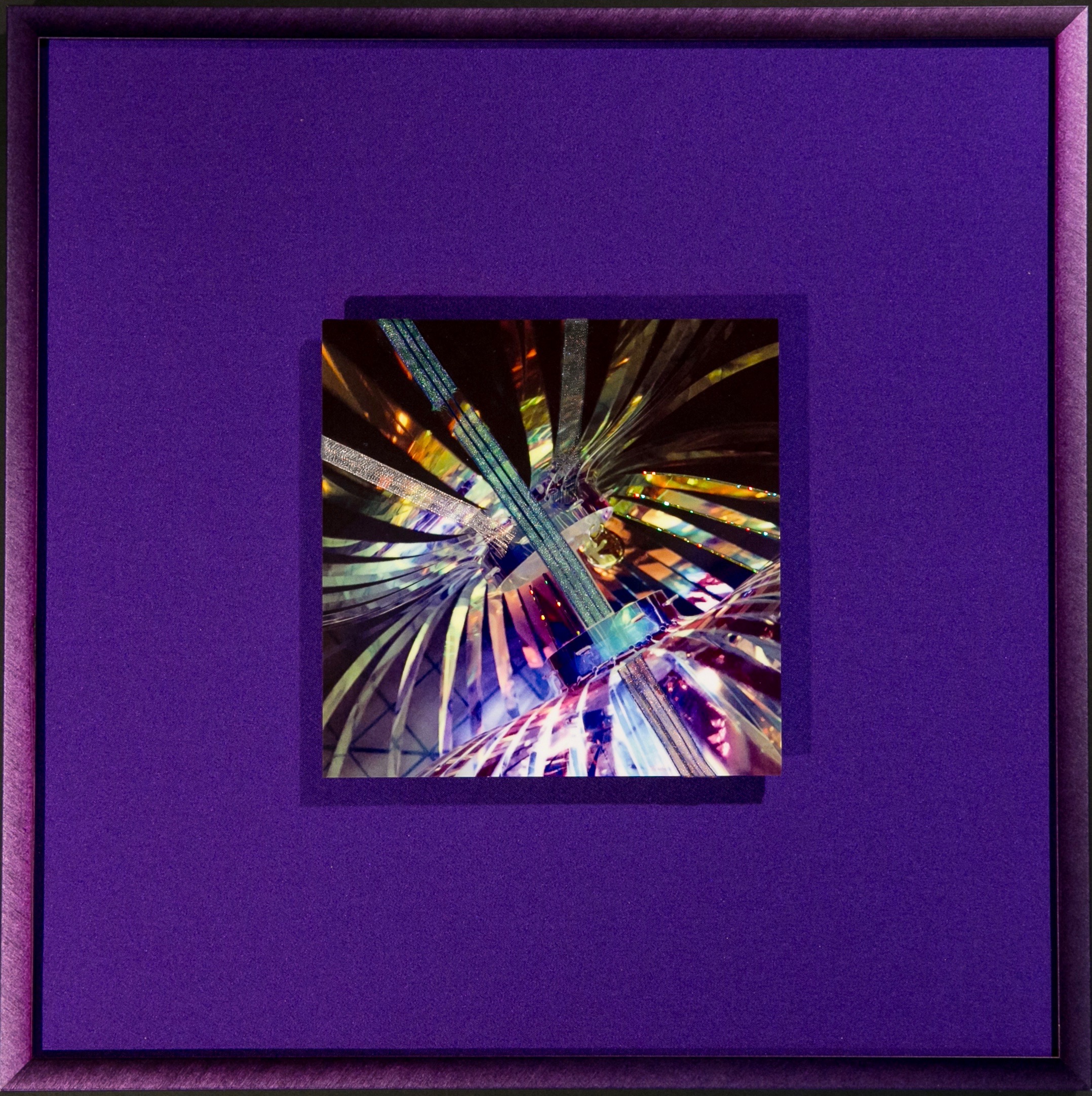   Chroma Series    Titanium   14” Sq  Metal Print with Silks  2018 