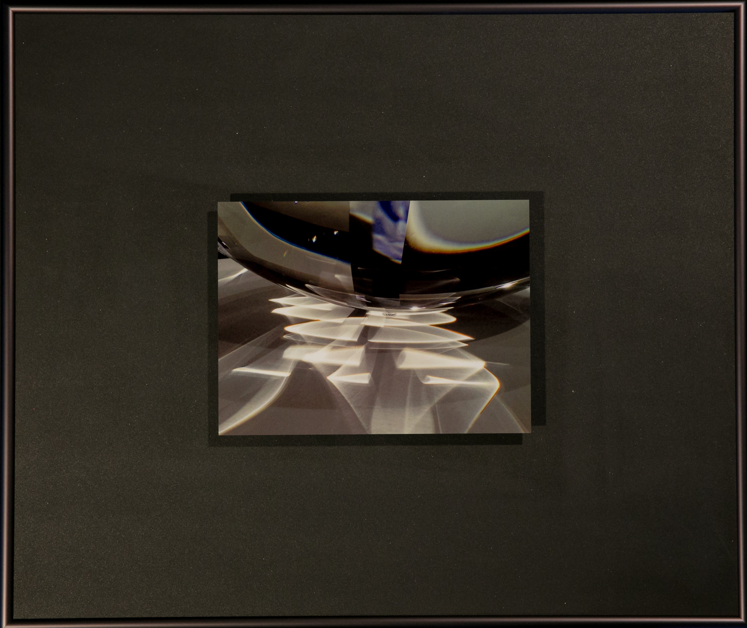   Reflections Series    Ribbons of Light III   16” x 19”  Metal Print with Silks  2018  