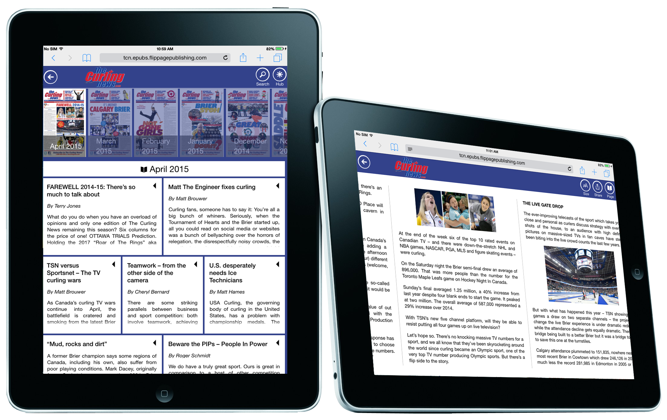 LiLy presentation on iPad - a content publishing breakthrough.