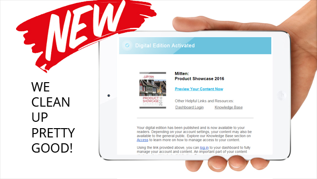 New look outbound email confirmations offer clean layout and details.
