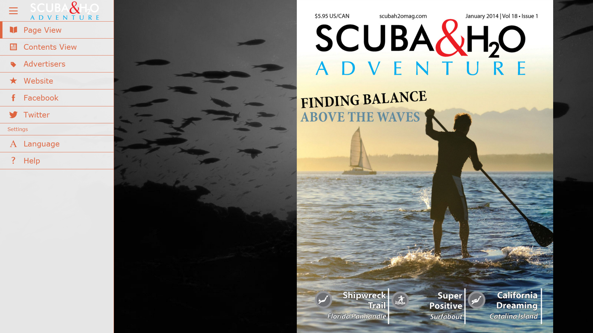 The LaunchPad menu provides additional resources for publishers to further engage their readers.