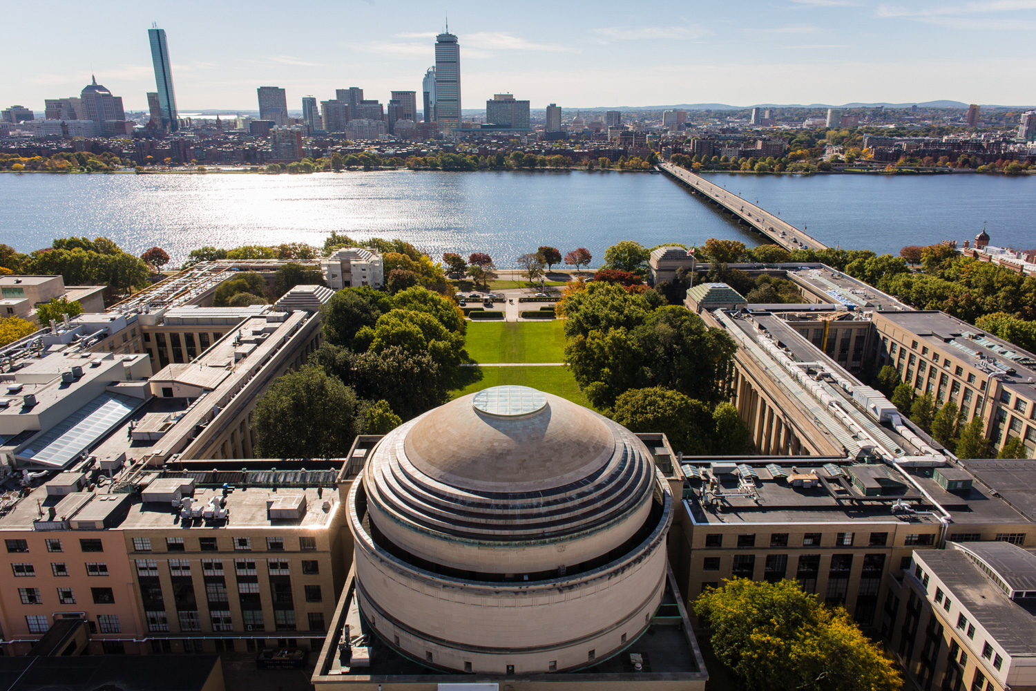 MIT Aerial Photograph Boston Drone