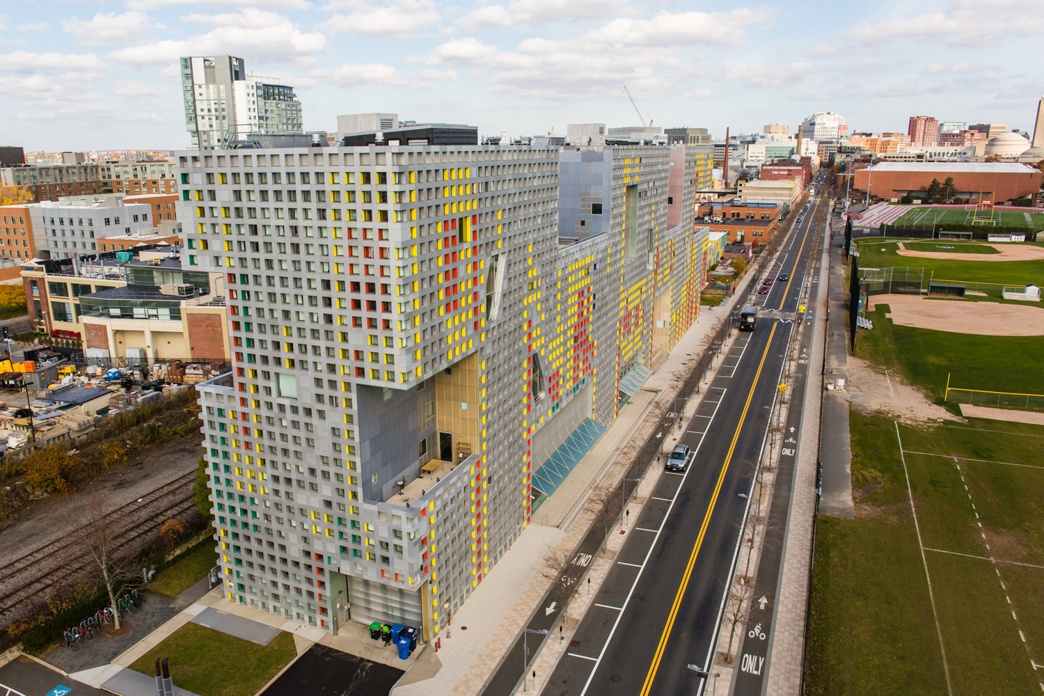 MIT Sponge Aerial Photograph Boston Drone