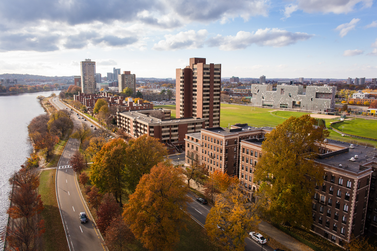 MIT Aerial Photograph Boston Drone
