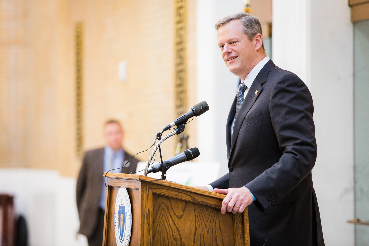 Charlie Baker Boston Event Photography