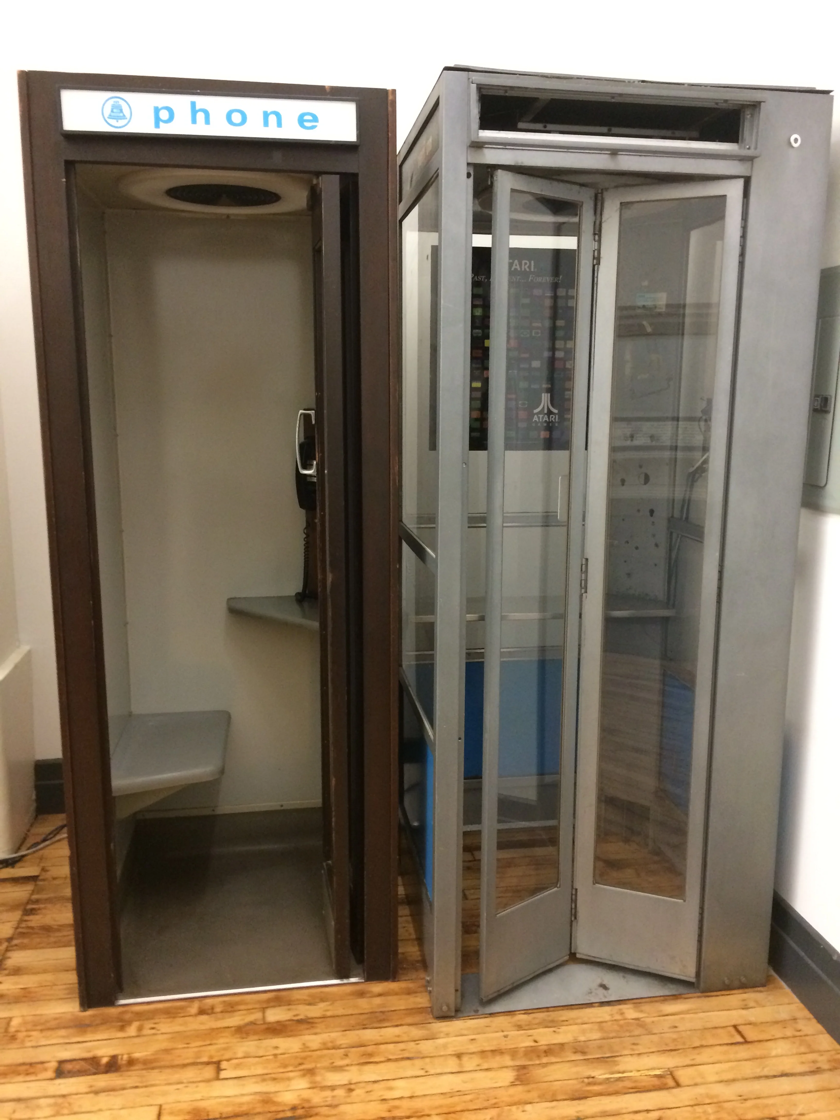 Vintage phone booths