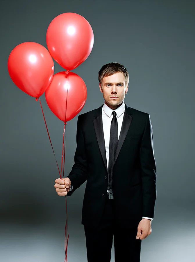 KYLE CHRISTY PHOTOGRAPHY, JOEL McHALE, EMPIRE MAGAZINE
