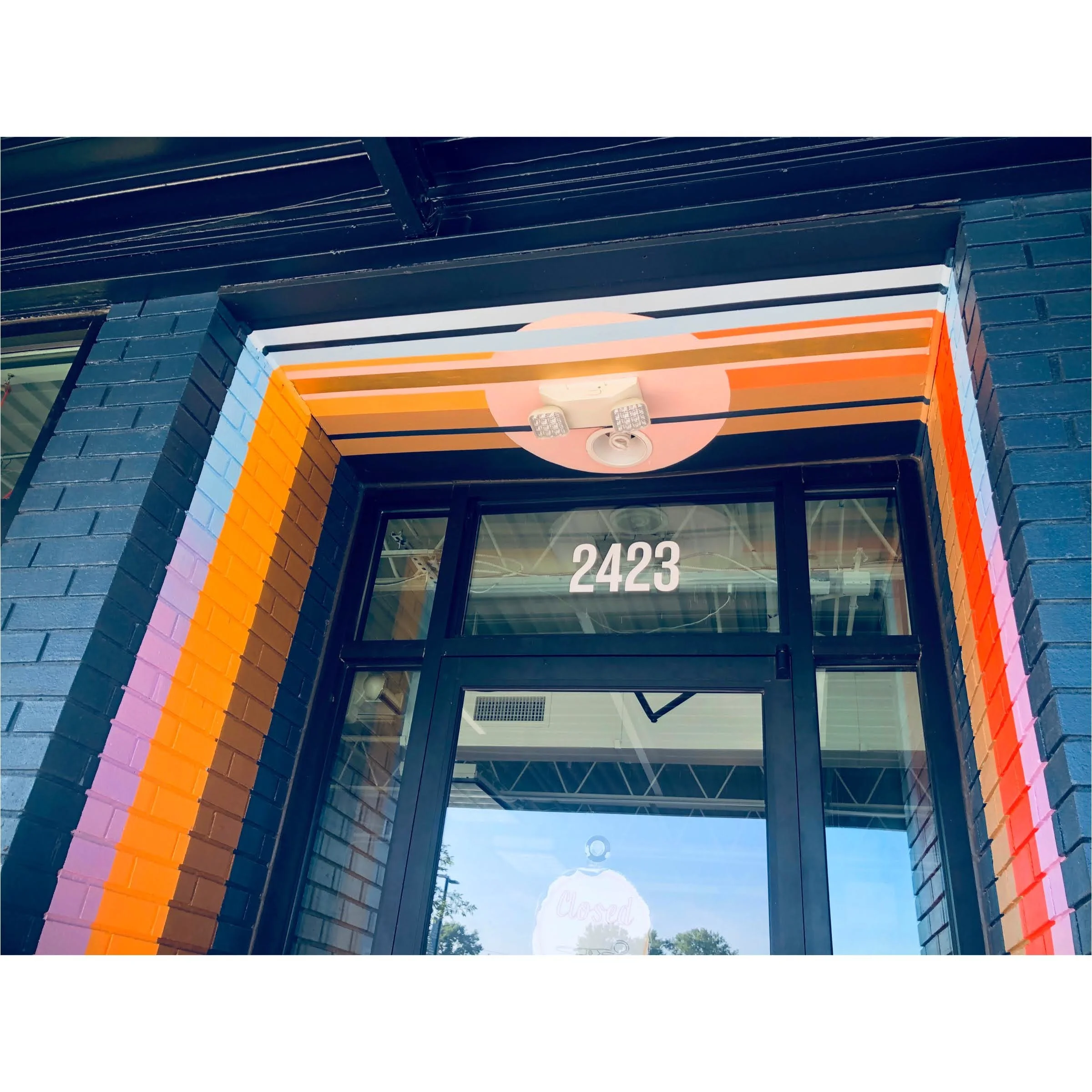 Craft Habit Entry Mural | Connecting Crafters | Raleigh NC