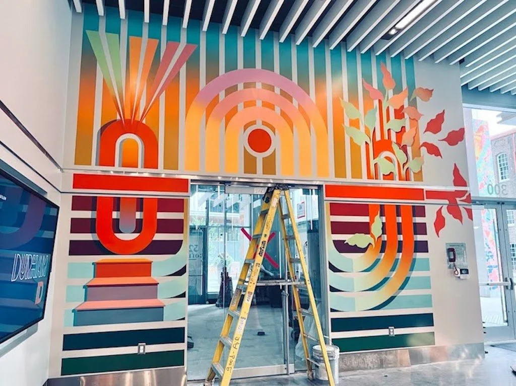 Anna Previtte - Durham ID Lobby Mural - %22Sunrise Serpentine%22 - 2022.jpeg