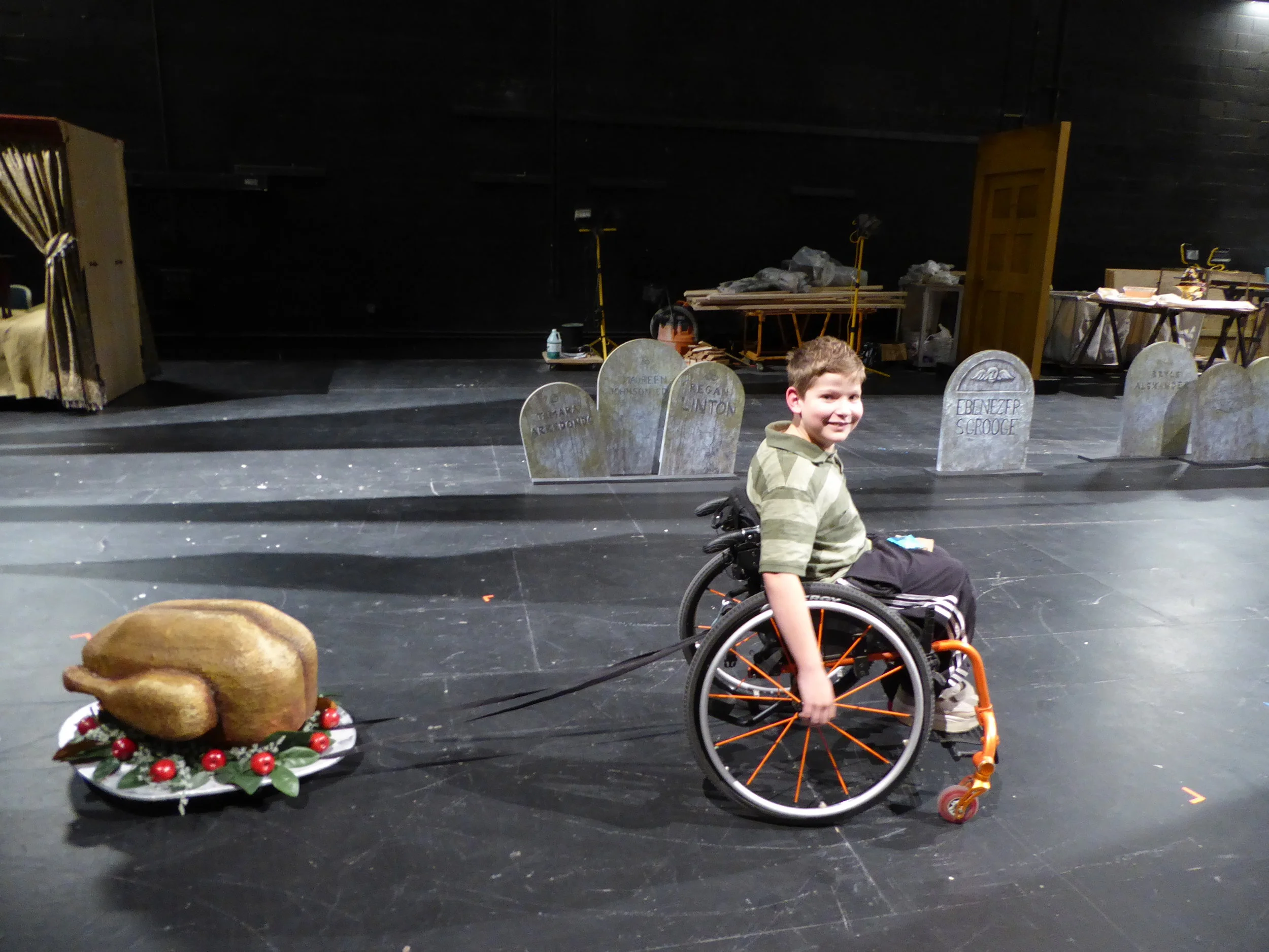 Over-sized Turkey on Wheels