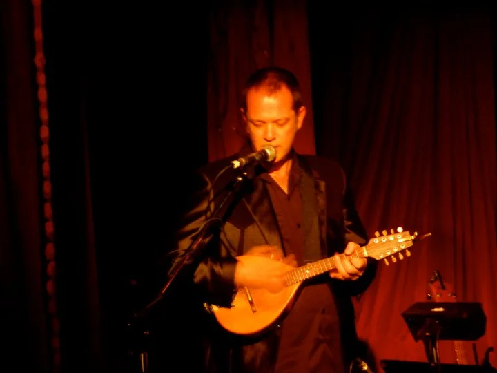 Playing with Tim Robbins. Toronto. July 2011