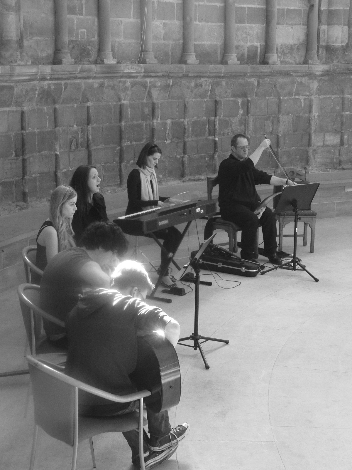 Concert of New Work in Chapter House, Worcester Cathedral, 7 March 2014