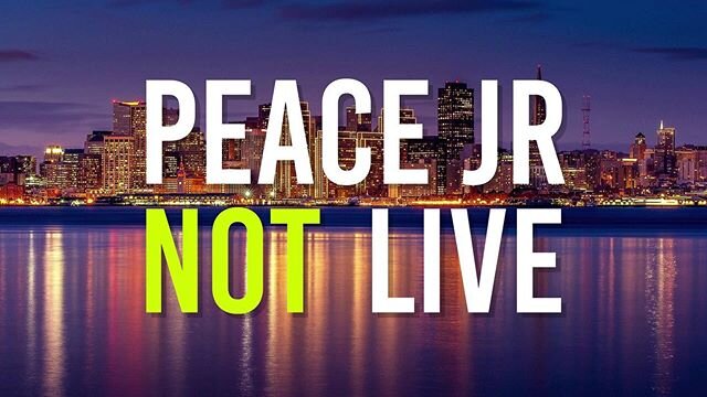 Our first (and maybe last)-time ever in the history of Peace Jr. Fellowship...Peace Jr. NOT Live! is coming to you tonight at 7pm as we continue to shelter-in-place. Stay tuned for a creative message from @natt0 @natleeart on Thomas, a disciple of Je
